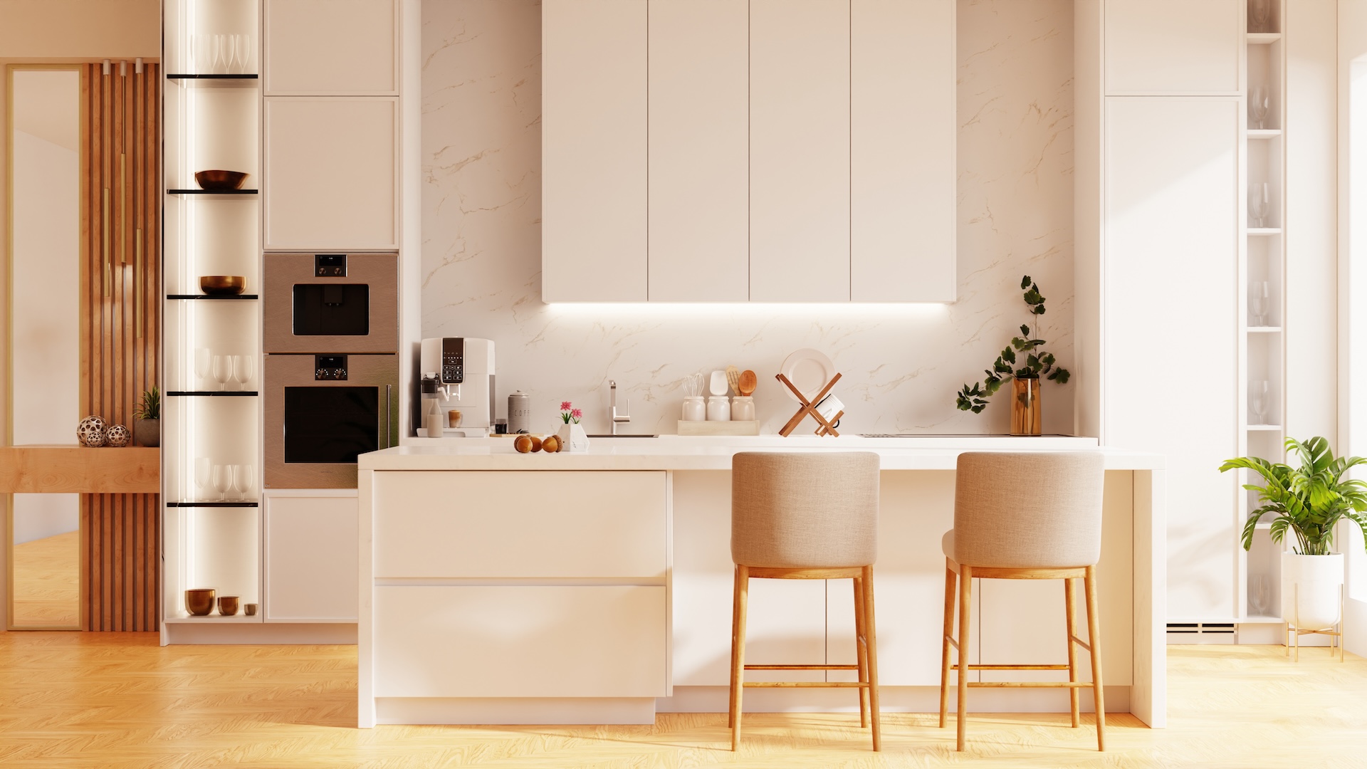 modern kitchen with sleek white cabinetry a spaci 2026 01 09 00 42 24 utc